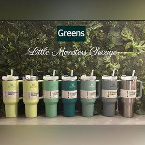 Authentic 40oz STANLEY GREENS, Quencher, greens all tags, daily ship